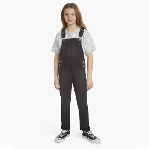 Levi's Kids Black Denim Overalls